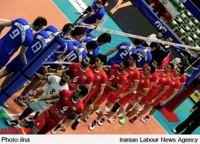 دیدار تیمهای والیبال ایران و ایتالیا