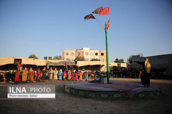 مجلس  تعزیه شهادت امام حسین در شهر کیان