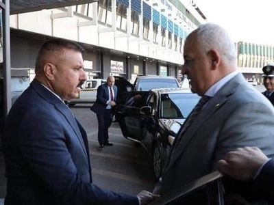 وزیر کشور فلسطین وارد عراق شد
