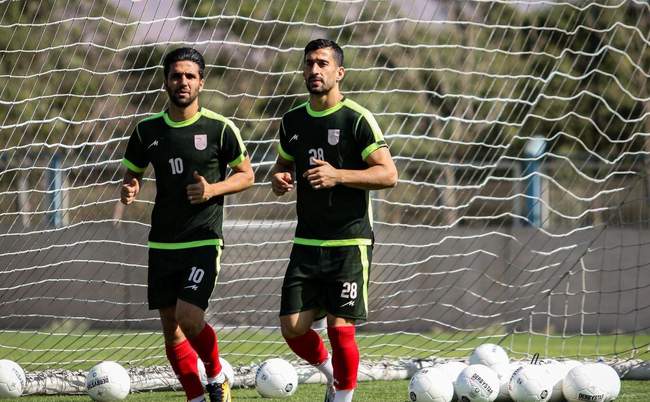 تصاویر/ تمرینات تراکتور باحضور ملی پوشان