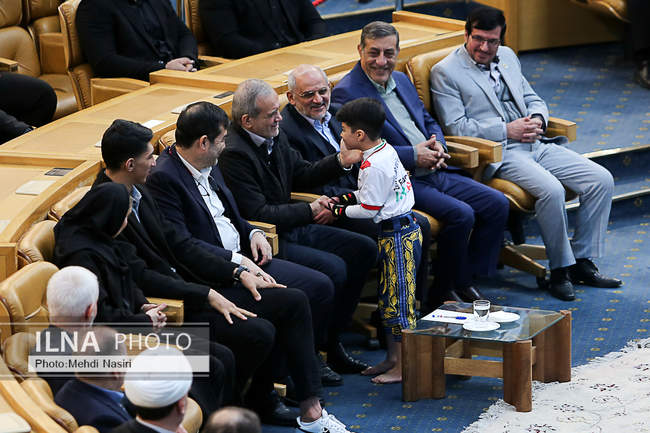 مراسم تجلیل از مدال‌آوران المپیک و پارالمپیک پاریس با حضور رییس جمه