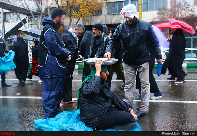 پیاده روی اربعین حسینی در تهران