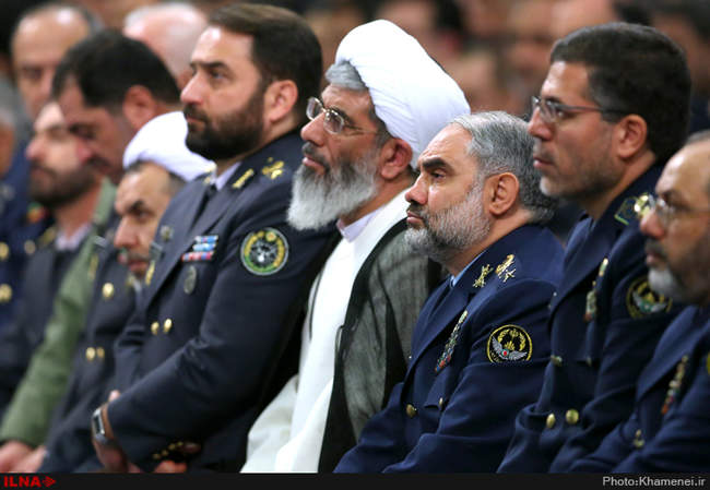 دیدار فرماندهان و کارکنان نیروی هوایی ارتش با رهبر انقلاب