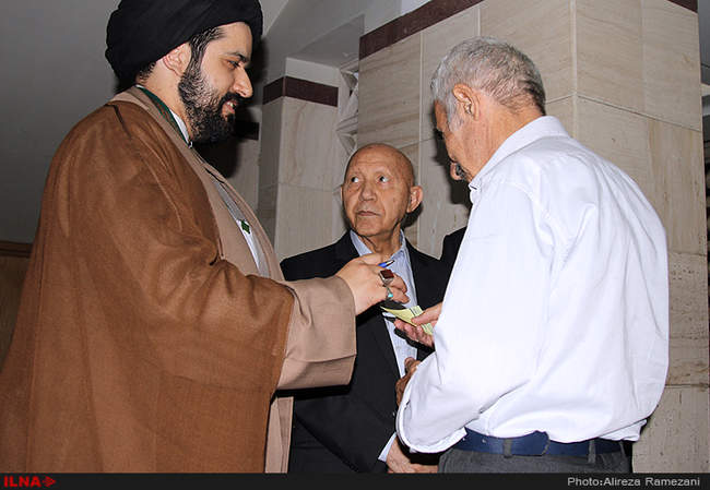 مراسم ختم بانو مهدیه الهی قمشه ای