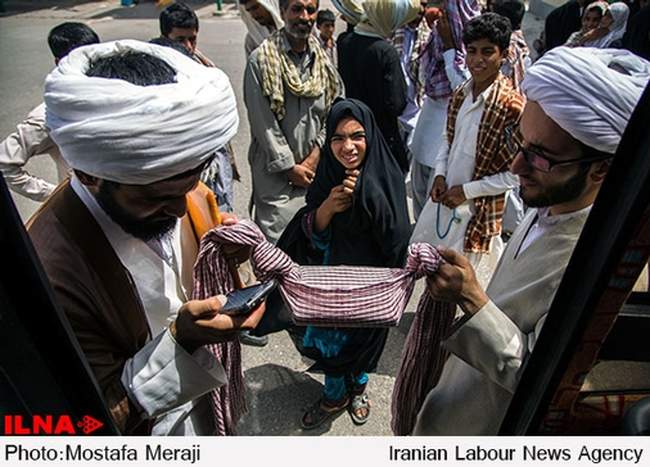 اردوی زیارت اولی ها از مناطق جنوب کرمان به سمت شهر مشهد