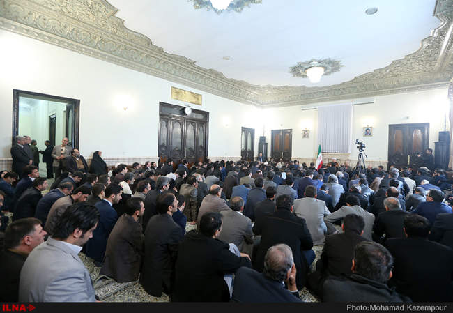 دیدار اعضای شورای مرکزی استان‌های جبهه حماسه تدبیر و توسعه ایران اس