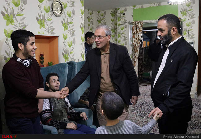 بازدید علی ربیعی وزیر سابق کار از موسسه خیریه بهشت امام رضا (ع)