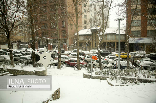 بارش برف در تهران