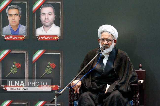 مراسم گرامیداشت شهدای حمله رژیم صهیونیستی به زندان اوین