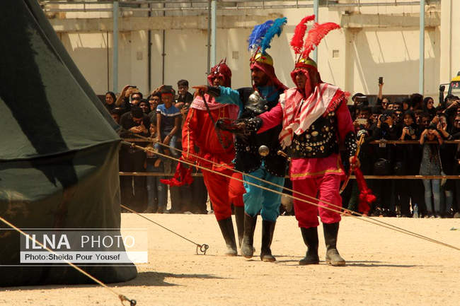 مراسم عزاداری ظهر عاشورا در کیش