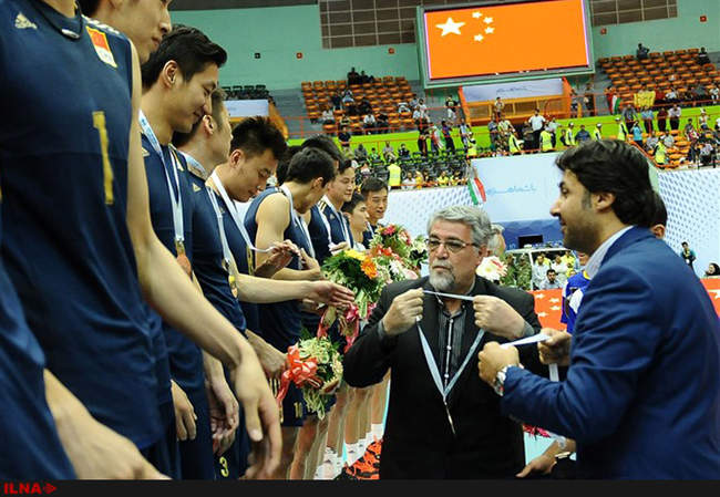 دیدار تیم های ملی والیبال ایران و ژاپن