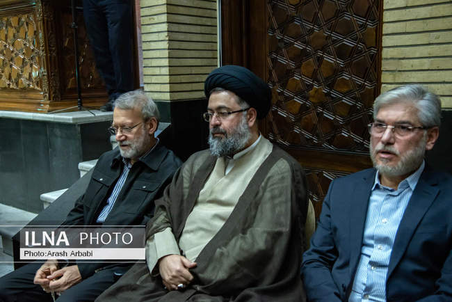 مراسم ترحیم مادر غلامعلی حداد عادل