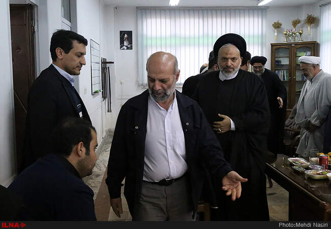  علیرضا محجوب در جمع دانشجویان دانشگاه ورامین