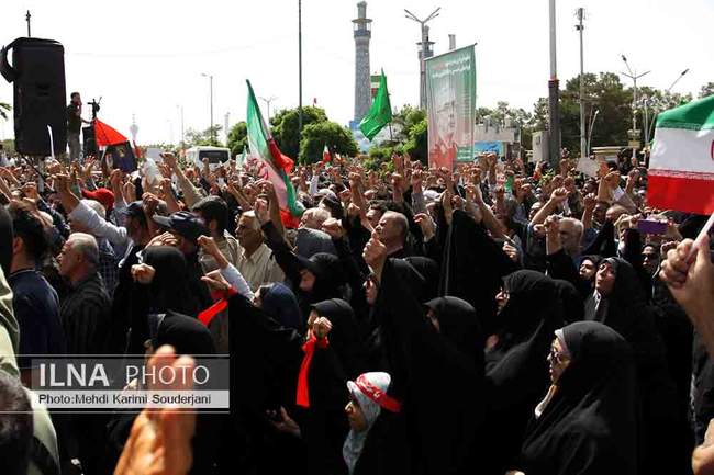 راهپیمایی خشم و نصر و تشییع شهدا در اصفهان