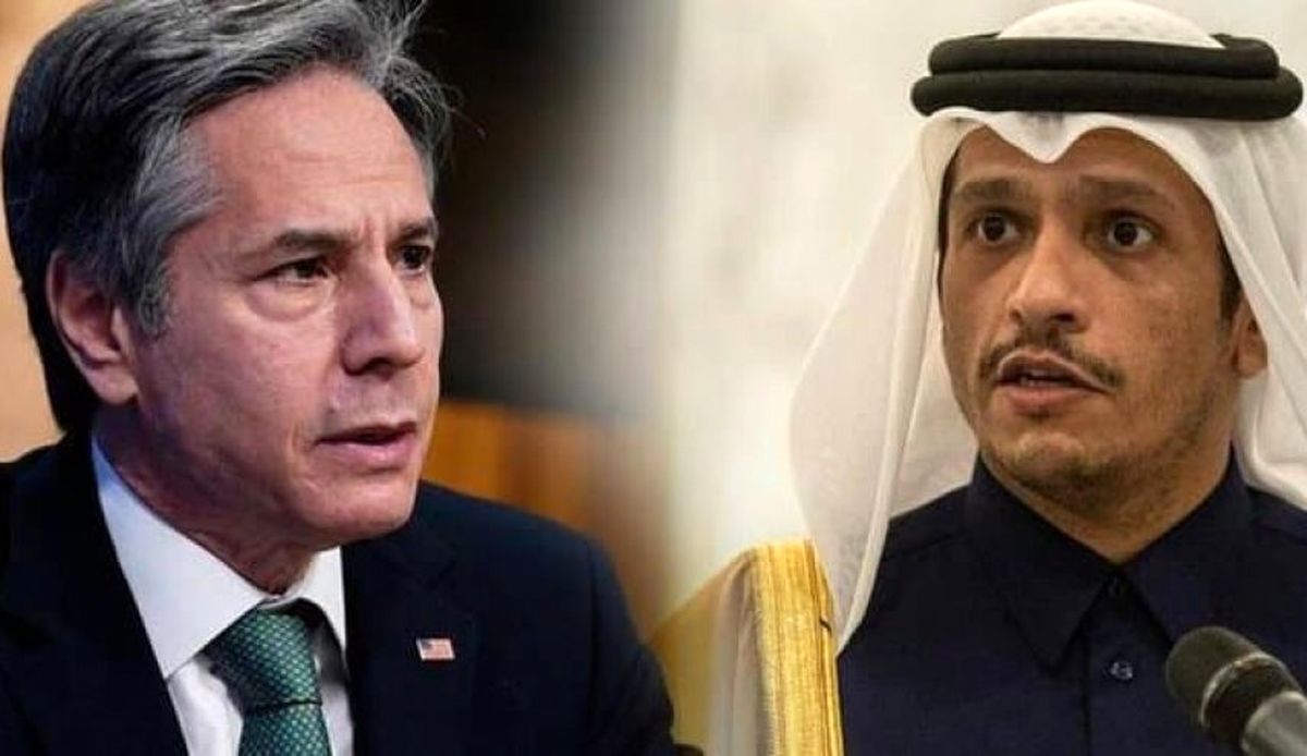 گفت‌وگوی تلفنی وزرای خارجه آمریکا و قطر