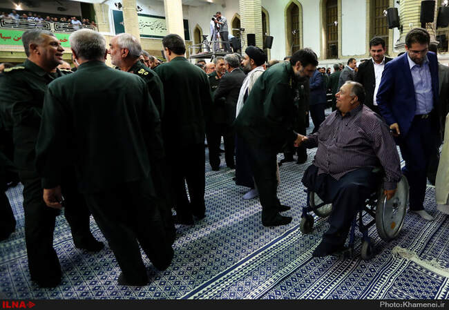 دیدار جمعی از فرماندهان و کارکنان نیروی دریایی سپاه پاسداران انقلاب اسلامی با رهبر انقلاب 