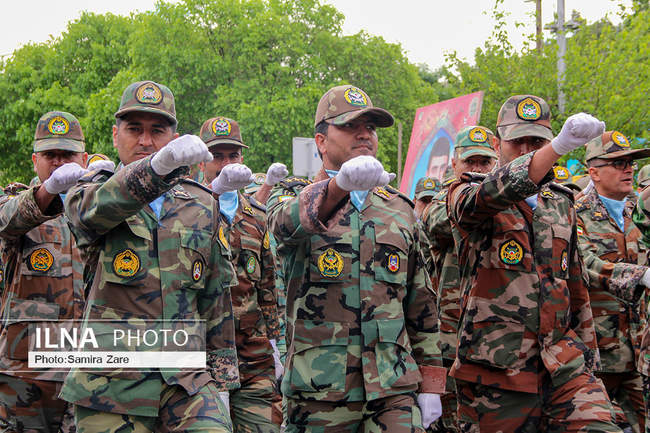 رژه روز ارتش - شیراز