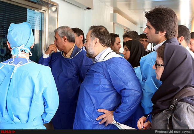 عیادت وزیر تعاون، کار و رفاه اجتماعی از مصدومین حادثه ذوب آهن اصفهان 