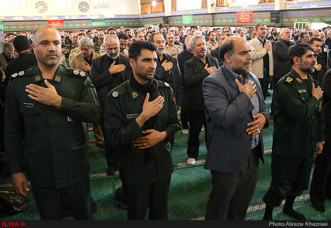 مراسم تشییع پیکر امیر سرتیپ بهرام پور