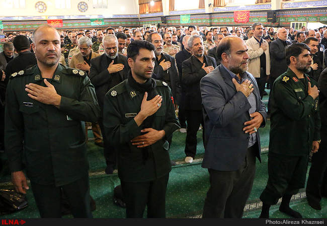 مراسم تشییع پیکر امیر سرتیپ بهرام پور