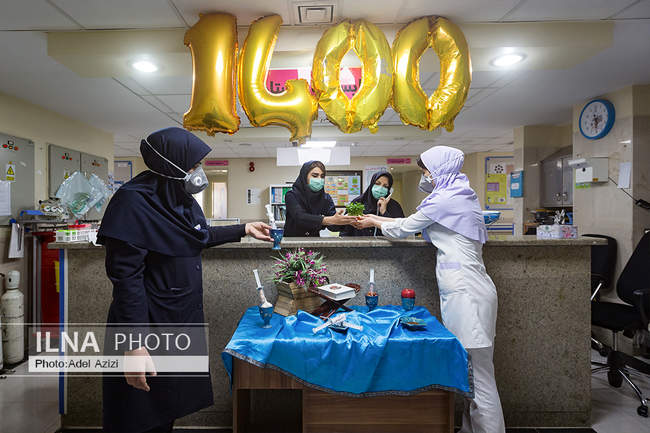  لحظه تحویل سال  ۱۴۰۰  بیمارستان امیرالمومنین (ع) اراک