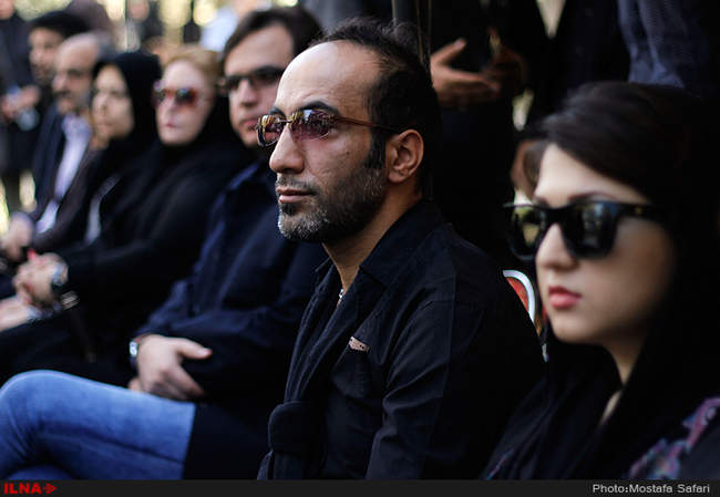 مراسم چهلم فرهنگ شریف در بهشت زهرا