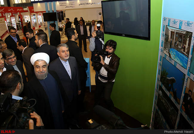 افتتاح بیست و دومین نمایشگاه مطبوعات با حضور رئیس جمهور