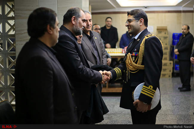 مراسم چهلم شهدای کشتی سانچی