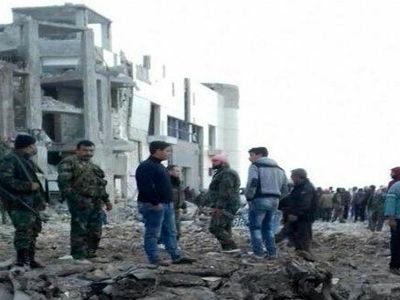 انفجار در پایانه اتوبوسرانی شهر حماه