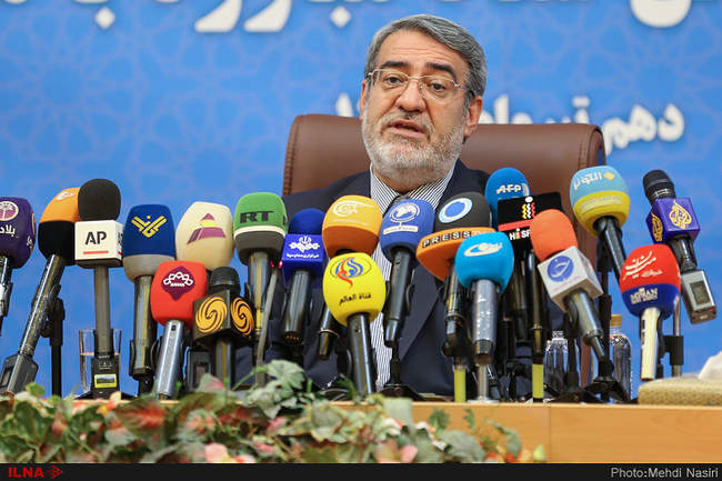 نشست خبری وزیر کشور