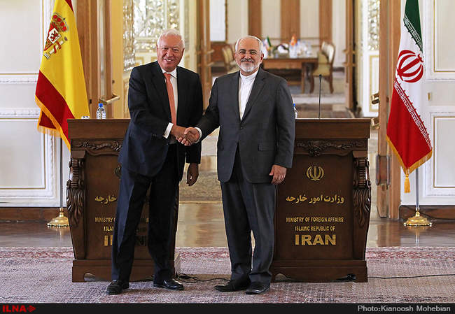 دیدار محمد جواد ظریف با وزیر خارجه اسپانیا