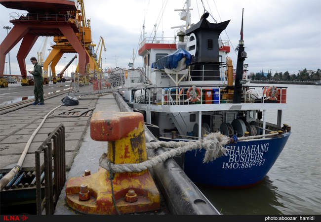  بندرگاه بندر انزلی به مناسبت 26 آذر ، روز ملی حمل و نقل  