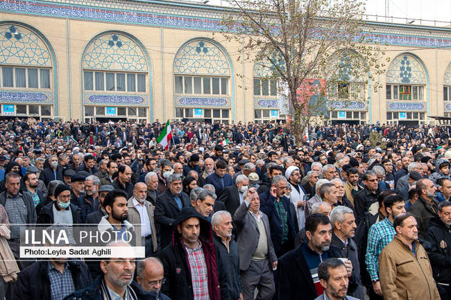 راهپیمایی محکومیت حمله تروریستی کرمان در مصلی