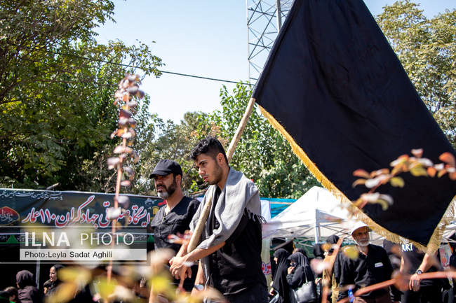 مراسم راهپیمایی جاماندگان اربعین حسینی در تهران