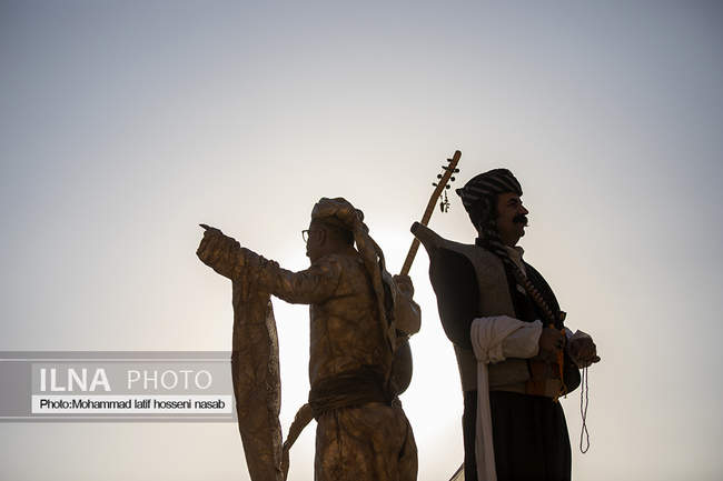جشن مهرگان در غار کرفتو دیواندره 