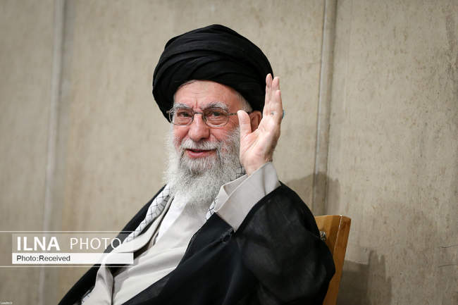 حضور و سخنرانی رهبر انقلاب در مراسم عزاداری شهادت امام رضا علیه‌الس