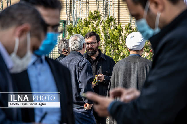 مراسم تشییع پیکر مرحوم نادر طالب زاده