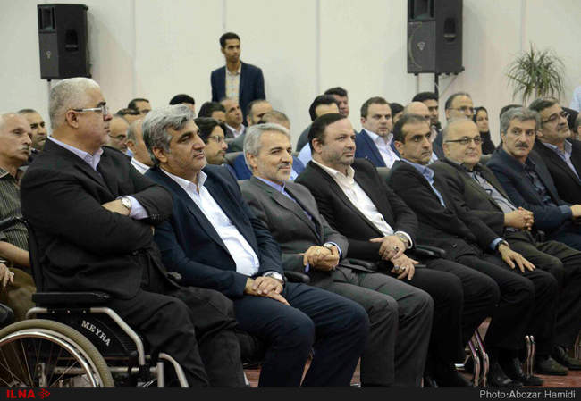 مراسم اختتامیه اولین جشنواره ملی مطبوعات با حضور محمدباقر نوبخت در گ