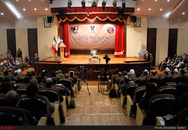 بازدید آیت الله هاشمی رفسنجانی از چند طرح در دانشگاه آزاد اسلامی واحد مشهد 