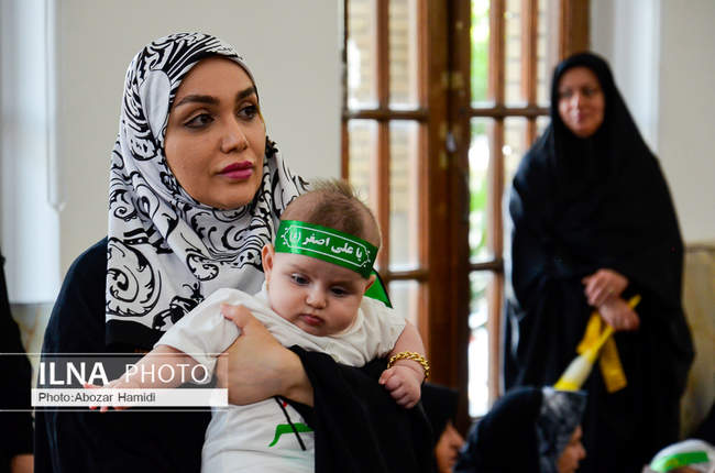  همایش شیرخوارگان حسینی در رشت