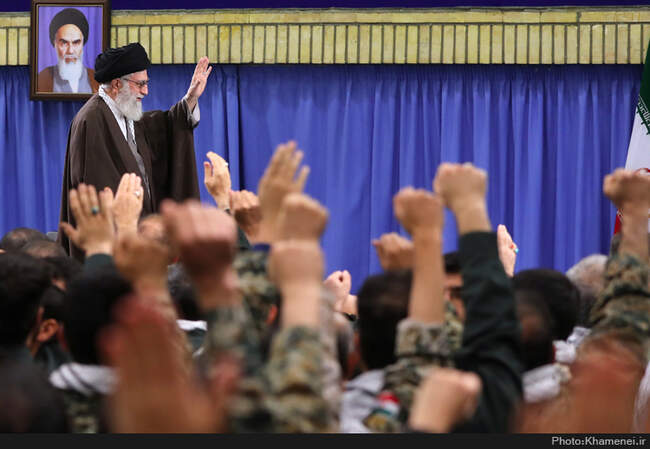 دیدار بسیجیان با رهبر انقلاب اسلامی