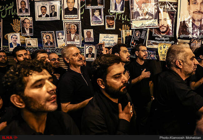 مراسم عزاداری تاسوعای حسینی در بازار تهران