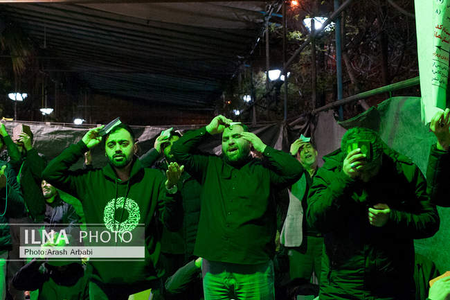 احیای شب بیست و سوم رمضان مسجد ارک تهران 