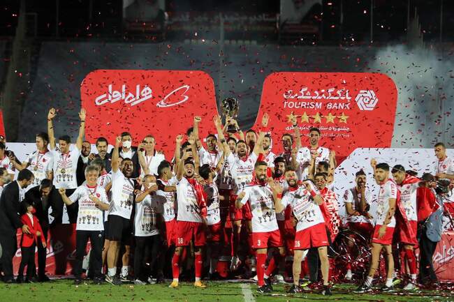 جشن قهرمانی پرسپولیس در لیگ بیستم