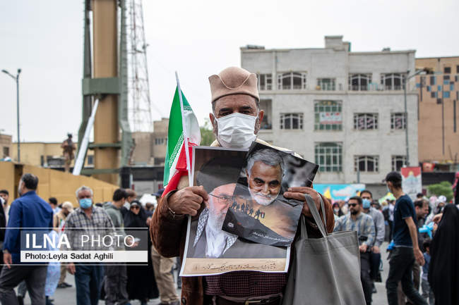 راه‍پمایی روز قدس ۱۴۰۱ در تهران/ ۳