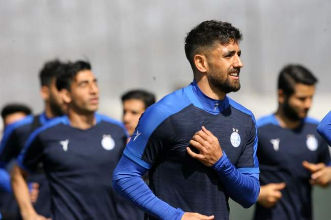 گزارش تصویری تمرین استقلال پیش از بازی با گل گهر