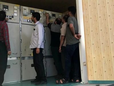  فیدرخانه ۲۰ کیلوولت جدید پست رمین چابهار برق دار شد