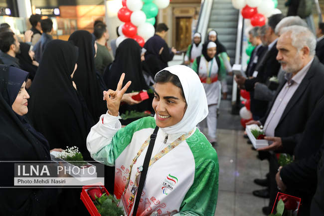بازگشت کاروان ایران از بازی‌های پاراآسیایی جوانان (گزارش تصویری)