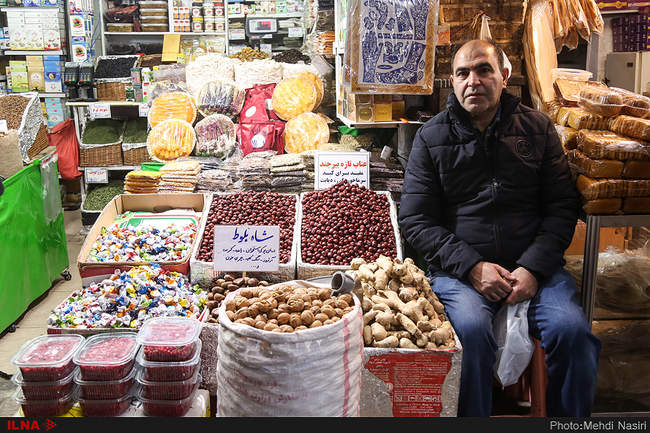 حال و هوای خرید شب یلدا 