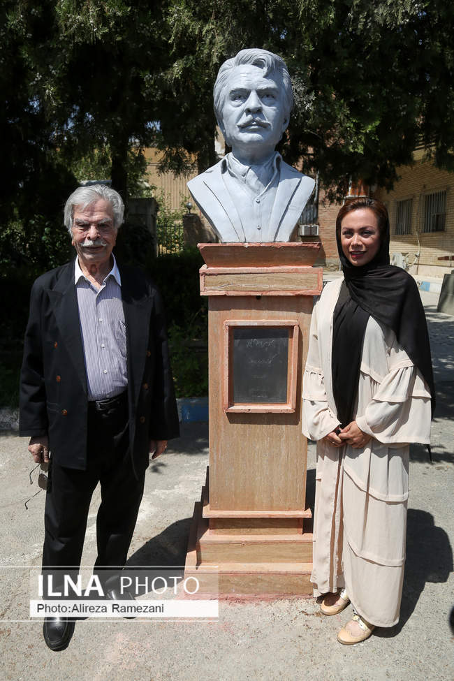 رونمایی از سردیس‌های هنرمندان در شهرک غزالی